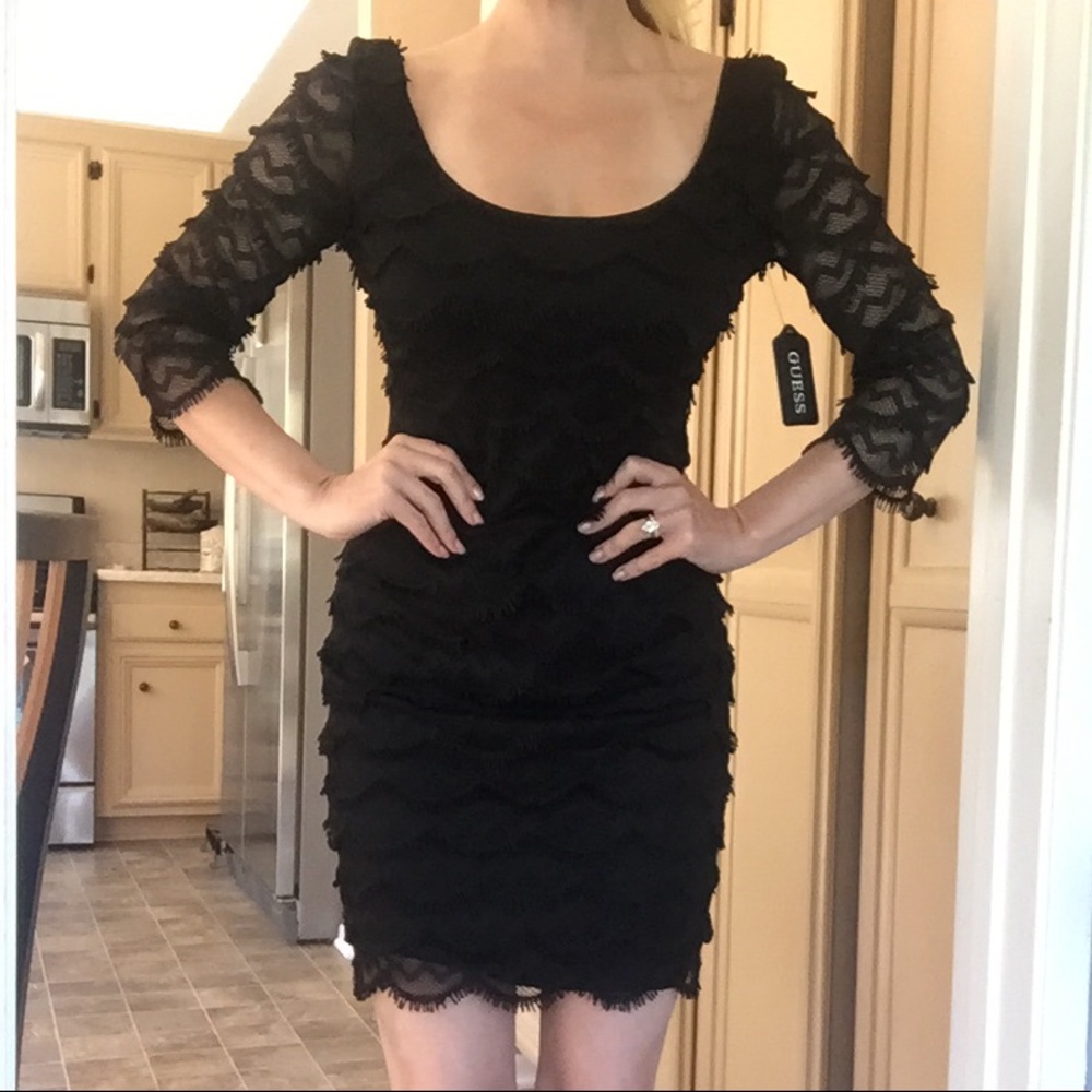 NEW WITH TAGS GUESS Black Dress